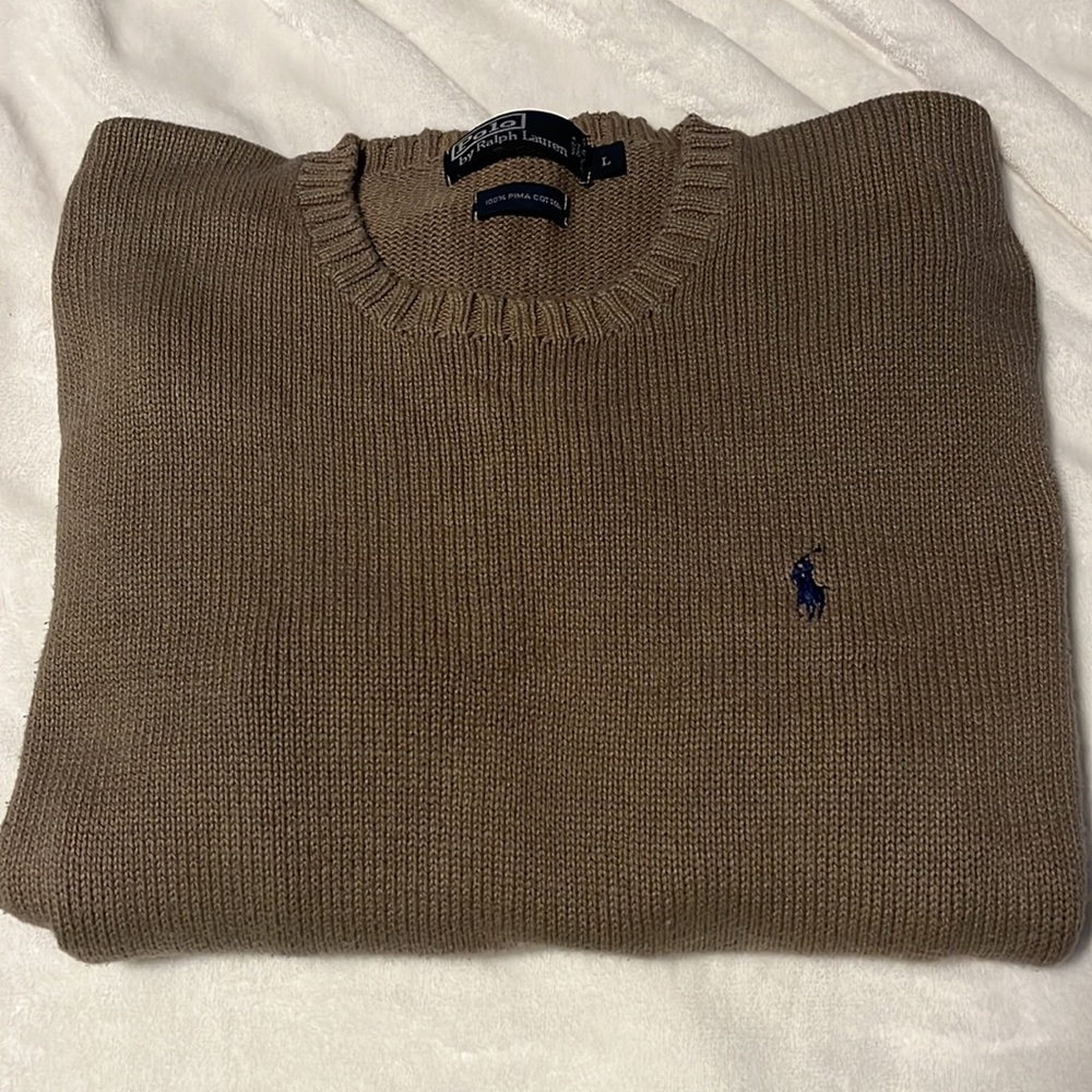 POLO Ralph Lauren Olive Crewneck Sweater
